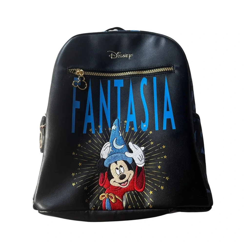 disney fantasia sorcerer mickey mouse mini backpack Loungefly Apprentice – zipper charm Disney Primark Sorcerer Mickey Fantasia
